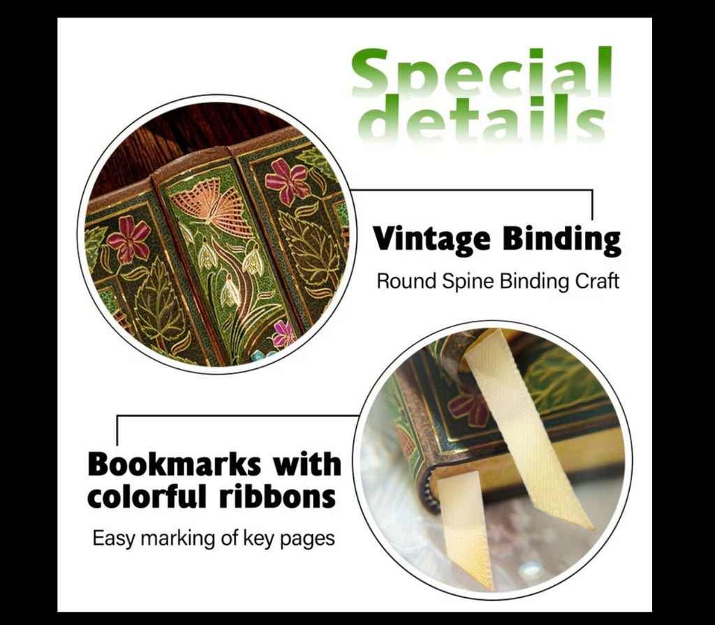 Large Embossed Floral Notebooks