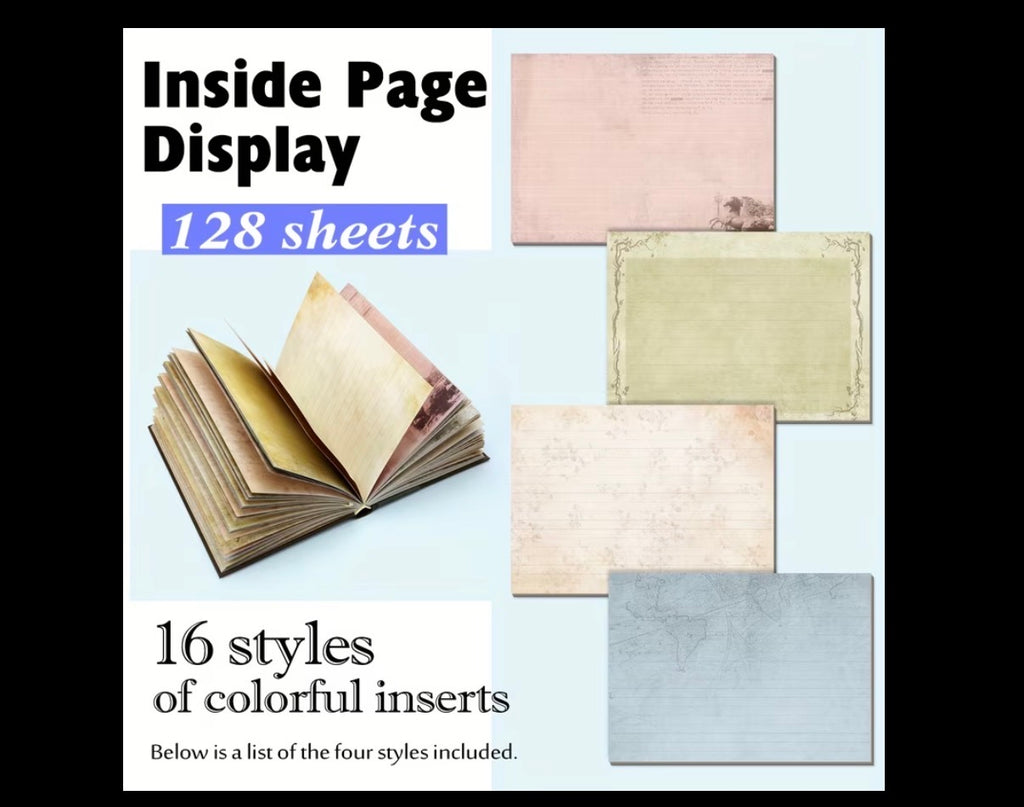 Large Embossed Floral Notebooks