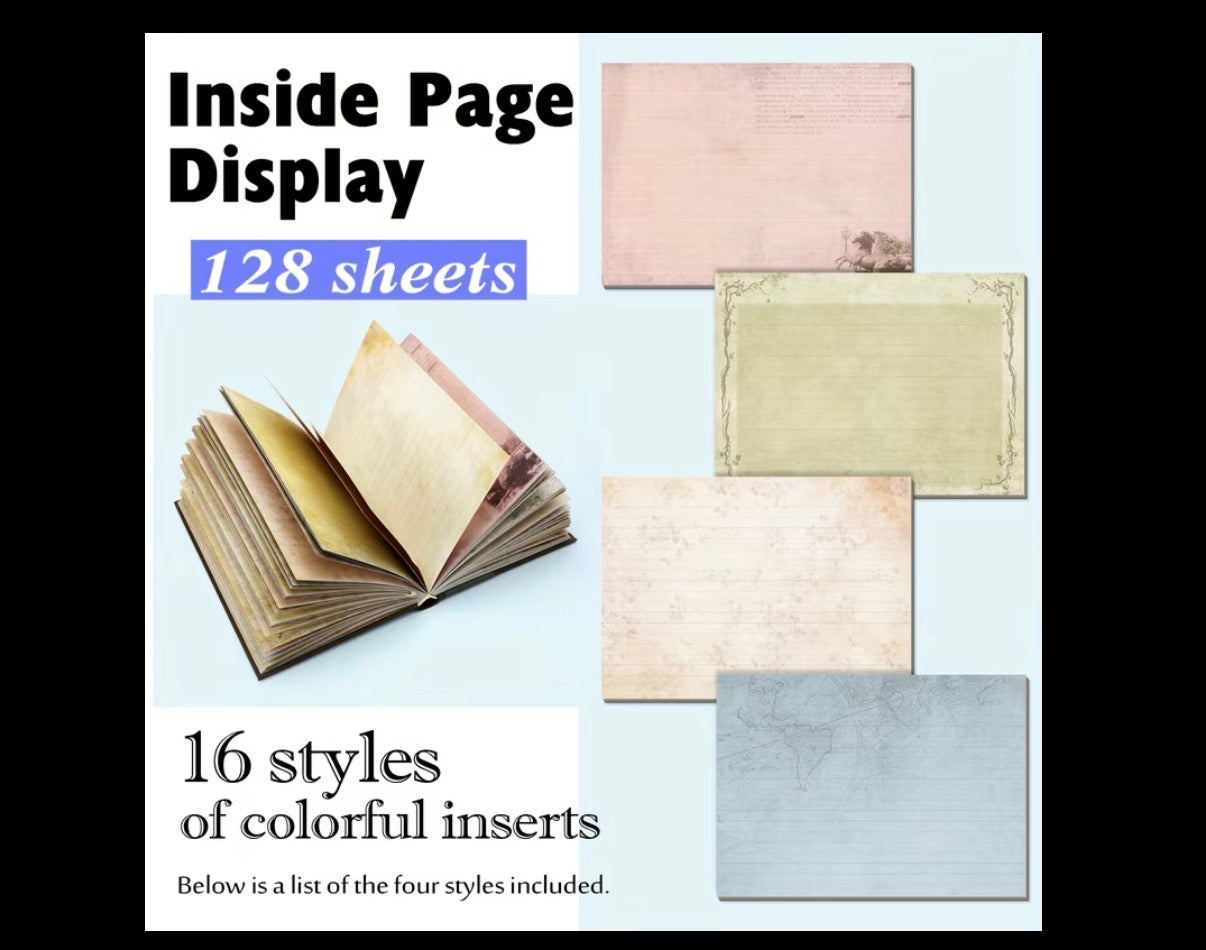 Large Embossed Floral Notebooks
