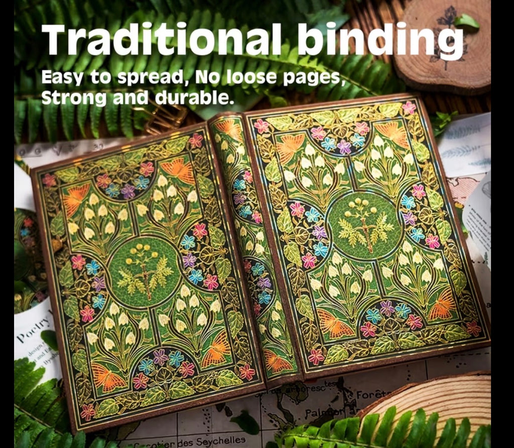 Large Embossed Floral Notebooks