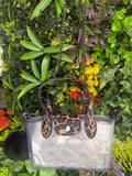 Clear Cheetah Print Event Purse