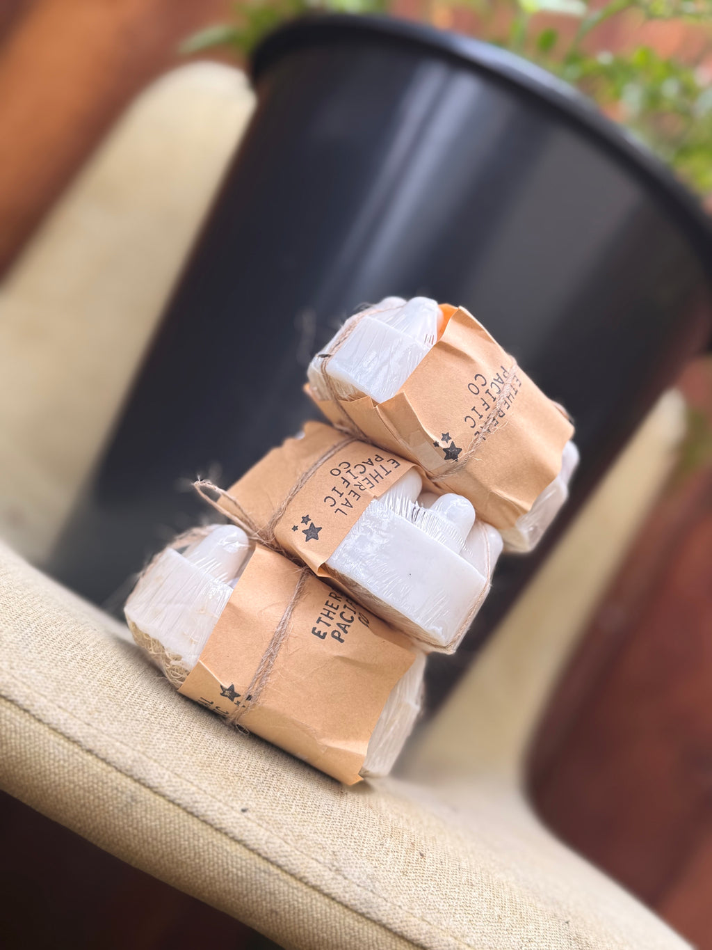 Coconut Milk Massage Loofah Soap Bars