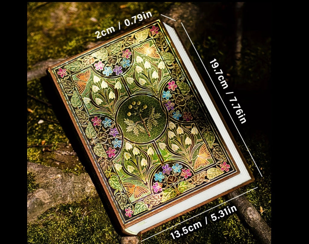 Large Embossed Floral Notebooks